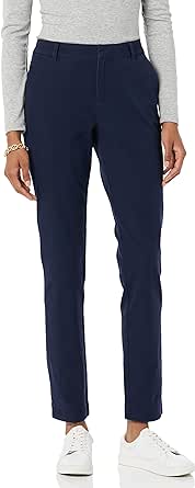 Amazon Essentials Women's Bi-Stretch Full Length Straight Leg Pant