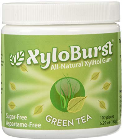 XyloBurst Gum Jar Green Tea 100 count (5.29oz)