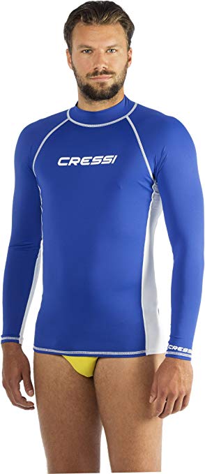 Cressi Men's Rash Guard Long Sleeve UV Sun Protection (UPF) 50