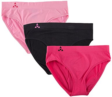 Balanced Tech Women's Seamless Bikini Panties 3 Pack - Assorted Colors