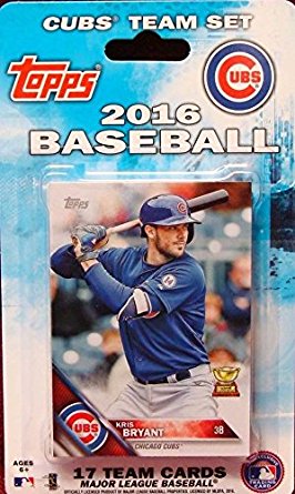 Chicago Cubs 2016 Topps Factory Sealed Limited Edition 17 Card Team Set with Kris Bryant Kyle Schwarber Plus
