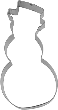 Fox Run Snowman Cookie Cutter, 3-Inch, Stainless Steel