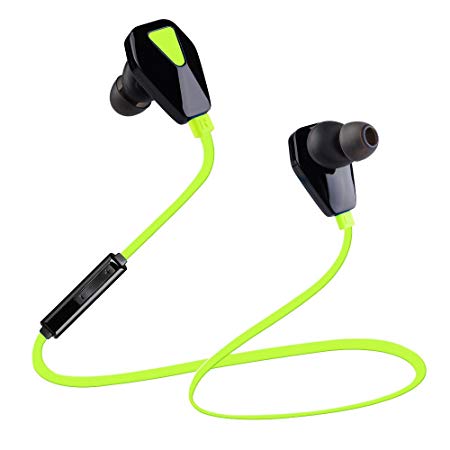 DAWAY DW8 Wireless Stereo Bluetooth Headphones - Running Sports Headset with Mic for Iphone and AndroidBluetooth 41 Noise Cancelling Sweatproof
