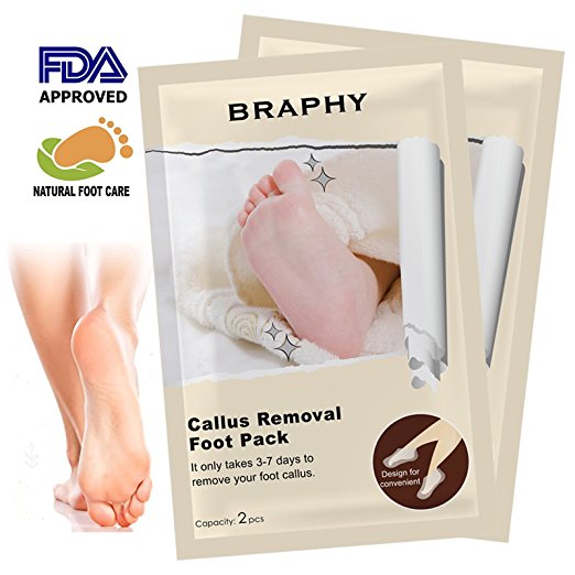 2 Pair-Exfoliating Peel Foot Mask - Callus Removal Foot Mask Pack - 7 Days Get Soft Foot - Baby Foot Peeling Natural Mask -Deep Exfoliation for Feet - Foot Peeling off for Dry and Dead Skin