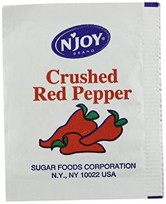 N'Joy Crushed Red Pepper Packets, 500 Count