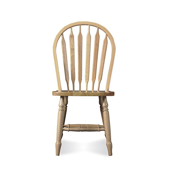 International Concepts C-213T Windsor Arrow Back Chair, Unfinished