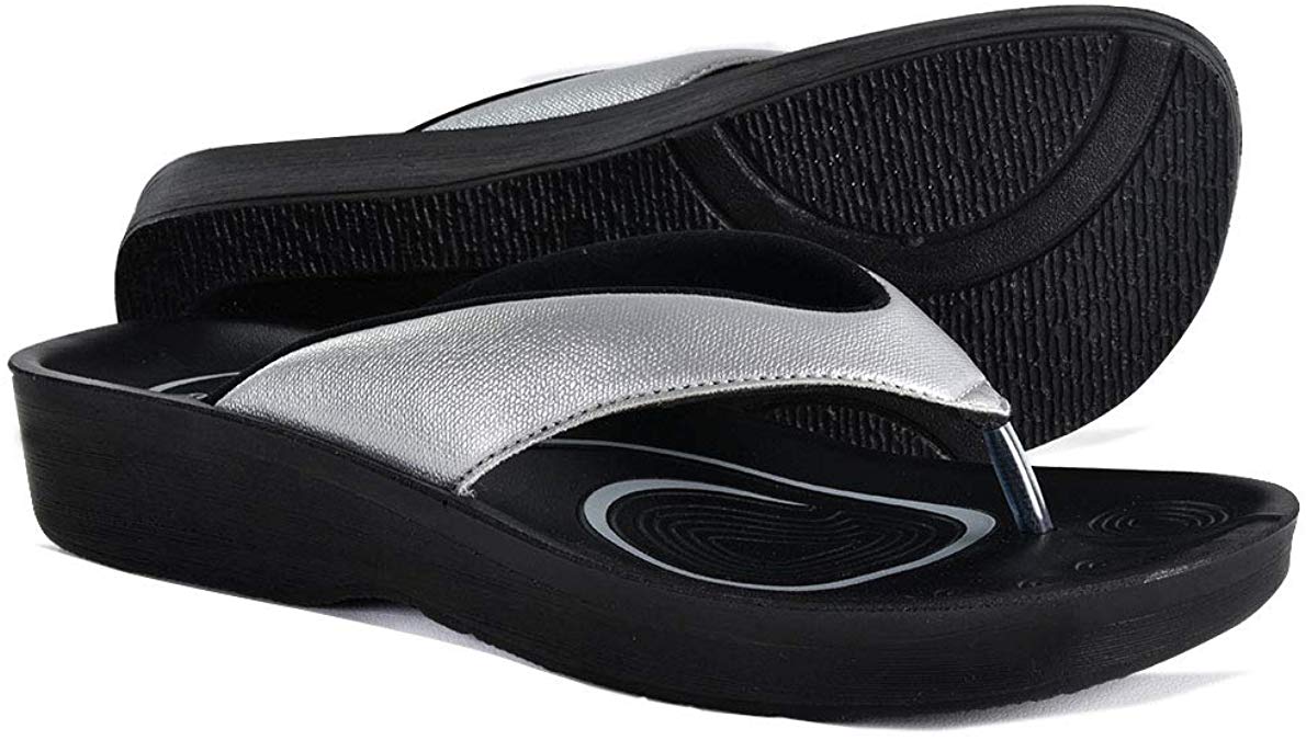 Aerothotic original orthotic comfort thong style flip flops sandals for cheap women with arch support for comfortable walk