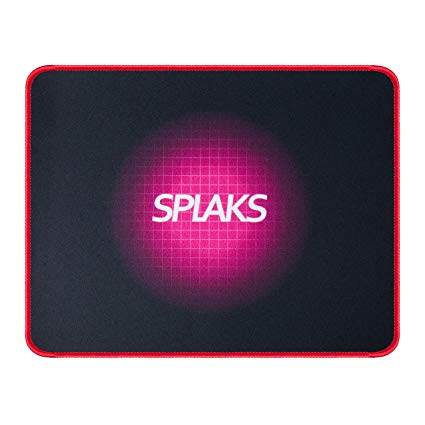 Mouse Pad, Splaks Gaming Mouse Pad Mouse Mat with Silk Texture and Stitched Edges-Black