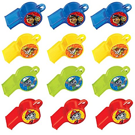 Paw Patrol Whistles / Favors (12ct)