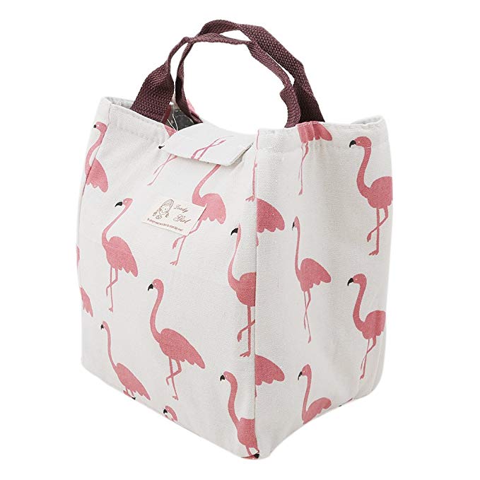 Lalang Flamingo Lunch Bag Thermal Insulated Lunch Tote (style 1)