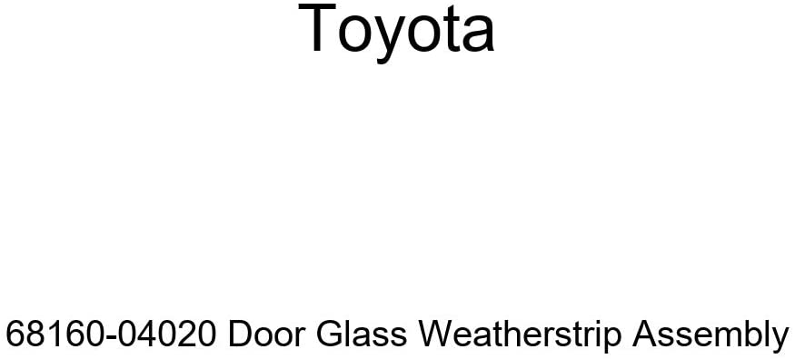 TOYOTA 68160-04020 WEATHERSTRIP Assy, F