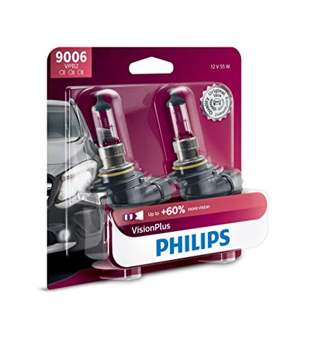 Philips 9006 VisionPlus Bulb, Pack of 2