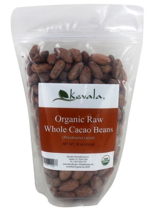 Kevala Organic Raw Cacao Beans 1Lb