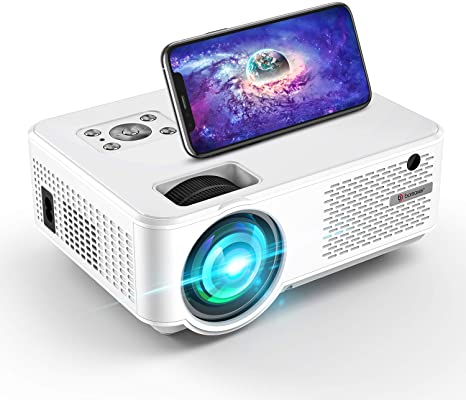 WiFi Projector, BOMAKER 7000 Lumens Portable Outdoor Moive Projector, Full HD 1080P Supported, 300'' Screen Compatible with iPhone, Android, Laptops, TV Stick, HDMI for Home Theater