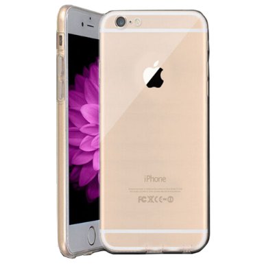 iPhone 6s Plus CaseUni-Fam Flexion Soft TPU Ultra Slim Silicone Rubber Gel Case with Transparent Clear Back Protective Case for Apple iPhone 6 6s Plus