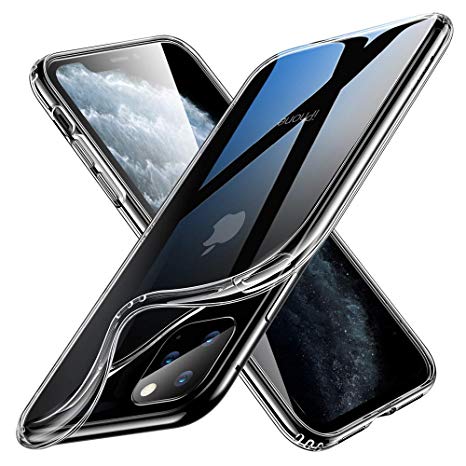 ESR Essential Zero Designed for iPhone 11 Pro Max Case, Slim Clear Soft TPU, Flexible Silicone Cover for iPhone 11 Pro Max 6.5-Inch (2019), Clear