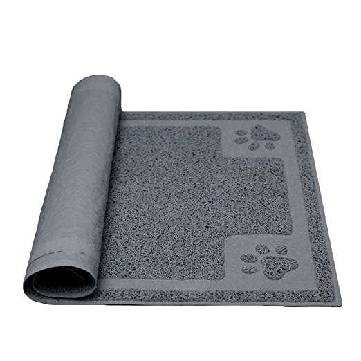 Darkyazi Pet Feeding Mat large for Dogs and Cats,24"×16" Flexible and Easy to Clean Feeding Mat,Best For Non Slip Waterproof Feeding Mat.