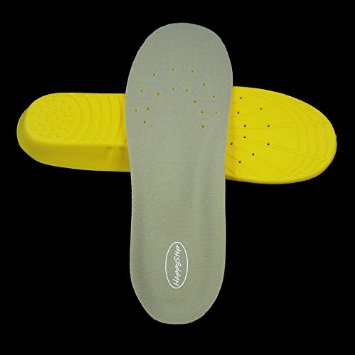 HappyStep Shoe Insoles, Orthotic Insoles, Orthopedic Insoles, Memory Foam Insoles Providing Excellent Shock Absorption and Cushioning, Best Insoles for Men and Women for Everyday Use (Size M: US Men 6-9 or Women 7-11)