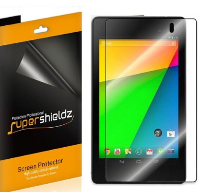 3-Pack SUPERSHIELDZ- High Definition Clear Screen Protector for Google Nexus 7 2013 2nd Generation  Lifetime Replacements Warranty 3-PACK - Retail Packaging