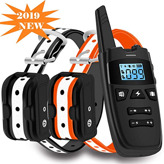 WDFZONE Dog Shock Collar Training for Dogs Waterproof Rechargeable Best Remote Dog Training Collars Dog Training with Shock Collar …