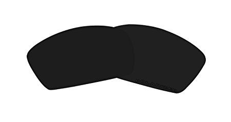 Stealth Black Lenses Replacement Polarized for Oakley Square Whisker Sunglasses