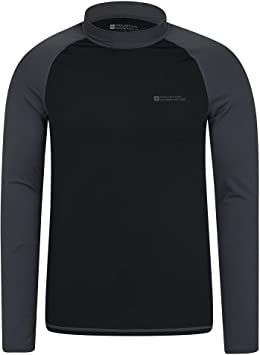 Mountain Warehouse Mens Long Sleeves Rash Guard - Fast Dry