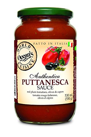 Ocean's World Cuisine Puttanesca Sauce, 6-Count