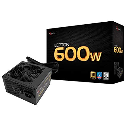 Rosewill Computer Modular Power Supply, 80 Plus Gold 600w Gaming PSU, ATX 12v/ 3 Year Warranty (LEPTON 600)