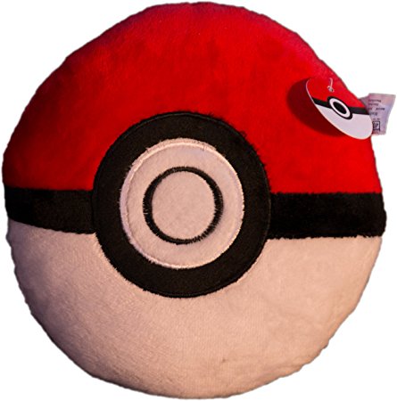 PokePillows Soft Stuffed Cushion Pokeball Throw Pillows-Two Sizes to Fit all Desires-Perfect Item for You and All Your Pokemon Loving Friends-Take them out to your Pokemon GO Journey (Small)