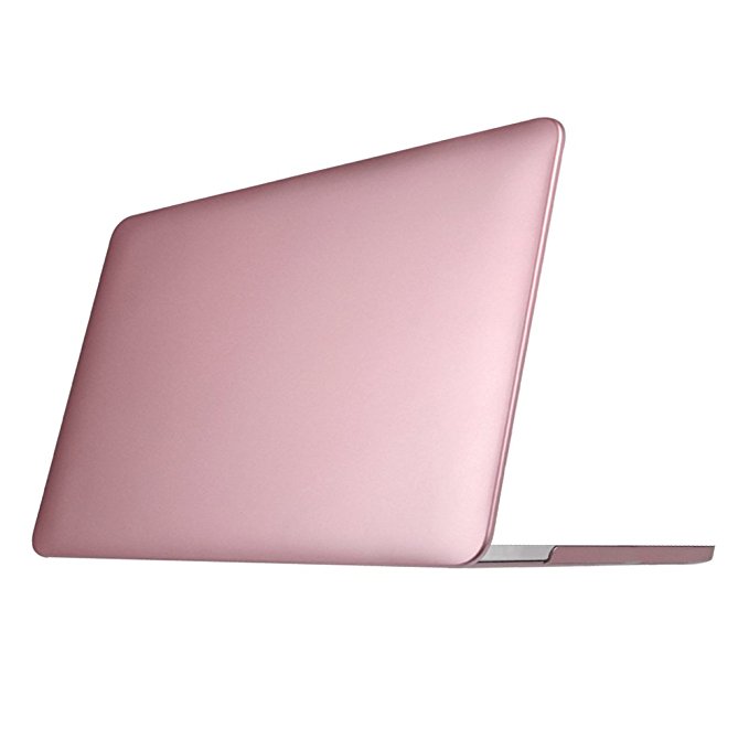 Fintie MacBook Pro 13 Case 2017 & 2016 - Protective Snap On Hard Shell Cover for Newest 13-inch MacBook Pro 13" (2017 & 2016 Release) A1706 / A1708 with/without Touch Bar and Touch ID, Rose Gold
