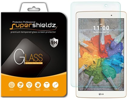 LG G Pad X 8.0 Tempered Glass Screen Protector, Supershieldz® 0.3mm 9H Hardness, Anti-Scratch, Anti-Fingerprint, Bubble Free [ Lifetime Warranty]