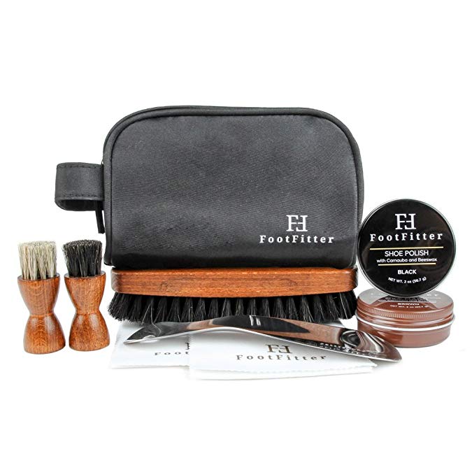 FootFitter Executive Travel Shoe Shine Kit