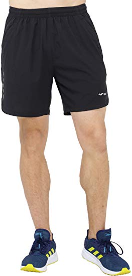 MIER Men's Quick Dry Workout Running Shorts Active Shorts with 4 Pockets, No Liner, Lightweight and Water Resistant, 7 Inches