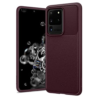 Caseology Vault for Samsung Galaxy S20 Ultra Case (2020) - Textured Grip - Burgundy