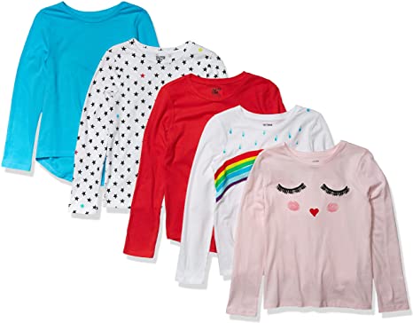 Amazon Brand - Spotted Zebra Girls Long-Sleeve T-Shirts