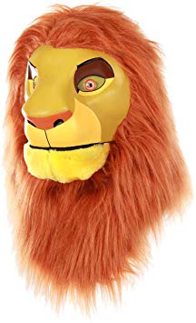 elope Disney Lion King Simba Mouth Mover Mask Tan