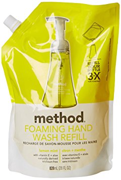 Method Naturally Derived Foaming Hand Wash Refill, Lemon Mint, 28 Ounce