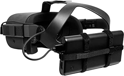 DeadEyeVR Universal Battery Kit - Battery Holder Clips That Fit Any USB Power Pack Bank Accessory for The Oculus Quest