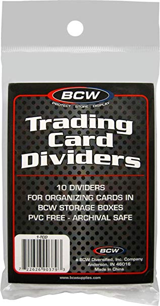 BCW Trading Card Dividers (10)