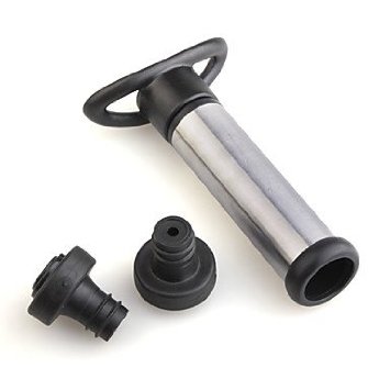 Victoria Design Wine Saver Vacuum Pump   2 Valve Stoppers Luxurious Package Wine Gifts Wine Accessories Set Wine Stopper Wine Gift Set