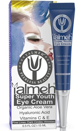 YALMEH Super Youth Eye Cream , The Best Eye Cream For Dark Circles and Wrinkles-100% Natural Ingredients