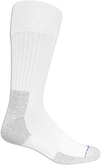 Dr. Scholl's Men's Premium Diabetic and Circulatory Casual Crew Socks [2 Pack]