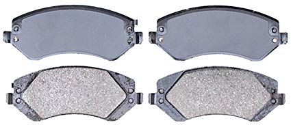 ACDelco 14D856ACH Advantage Ceramic Front Disc Brake Pad Set with Hardware