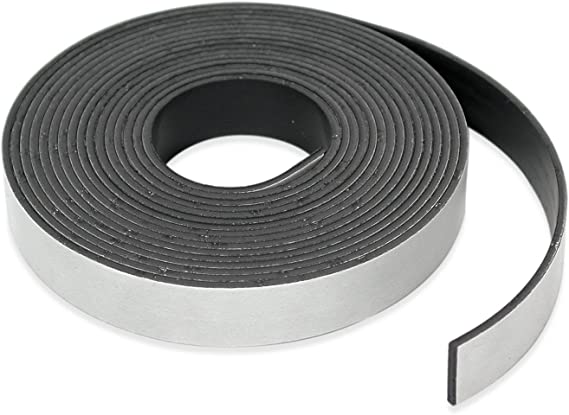 Small Parts Roll-N-Cut Flexible Magnet Tape Refill, 1/16-Inch Thick, 1/2-Inch Wide, 15-Feet Length (1 Roll)