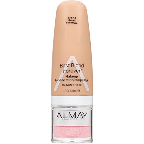 Almay Best Blend Forever Foundation, Ivory, 1 fl. oz, SPF 40 Broad Spectrum