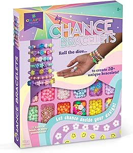 Craft-tastic - DIY Chance Bracelets - Jewelry Making Craft Kit with Spinner and Dice - for Kids Ages 8 and Up