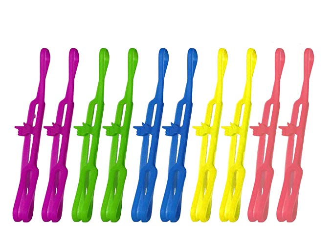 CRIVERS 10pc Silicone Finger Point Bookmark, Lovely Book Marker Strap for Office Supplies School Supplies Stationery Gift