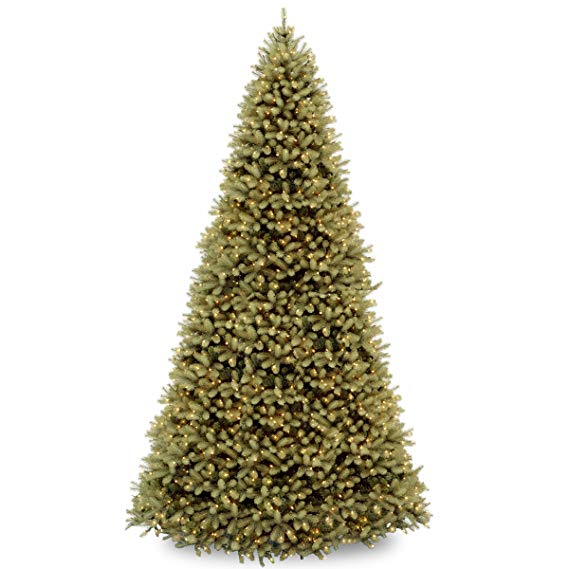 National Tree 12 ft. Downswept Douglas Fir Tree with Clear Lights