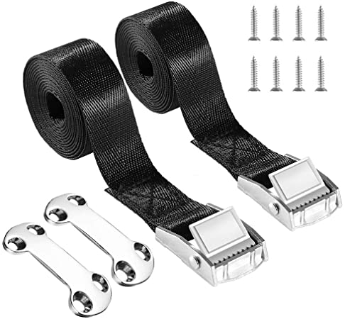 Picowe Cooler Tie Down Kit, Cooler Tie Down Straps, Tie Down Kit Cooler Straps, Cam Buckle Lashing Straps for YETI Coolers for RTIC Coolers