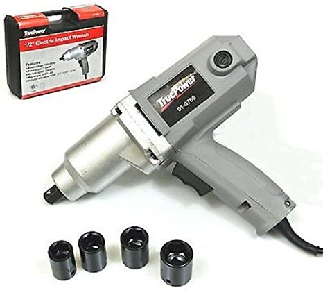 1/2" Electric Impact Wrench - 230 Ft. Lbs. Sockets & Storage Case Included